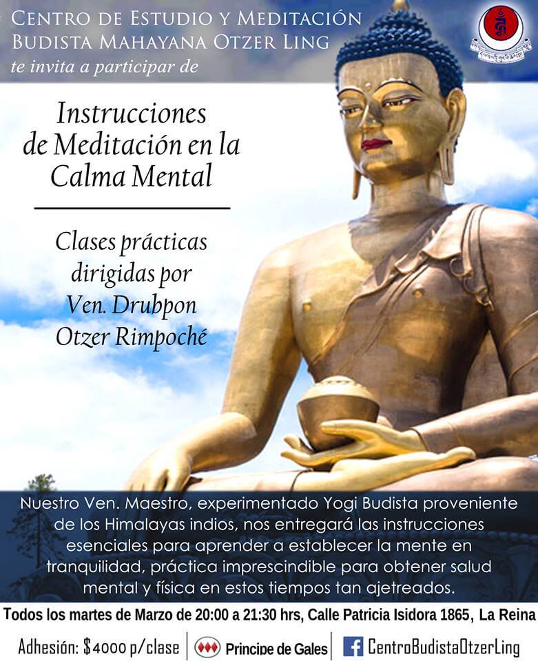 Instrucciones de Meditación en la Calma Mental