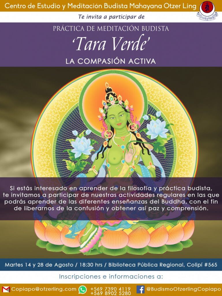 Práctica Meditativa ‘Tara Verde, La Compasión Activa’