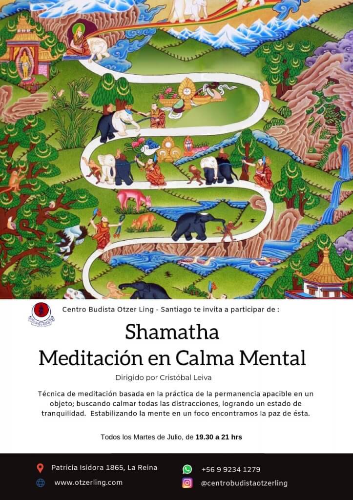 Shamatha: Meditación en Calma Mental