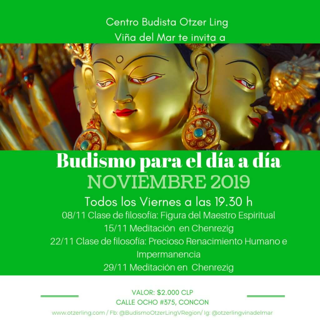 Budismo para el Día a Día en Noviembre