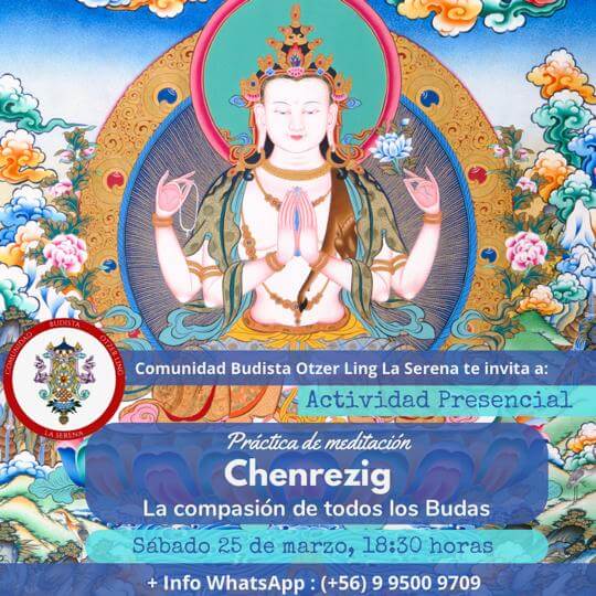 Practica de Meditación de Chenrezig – La Compasión de todos los Budas