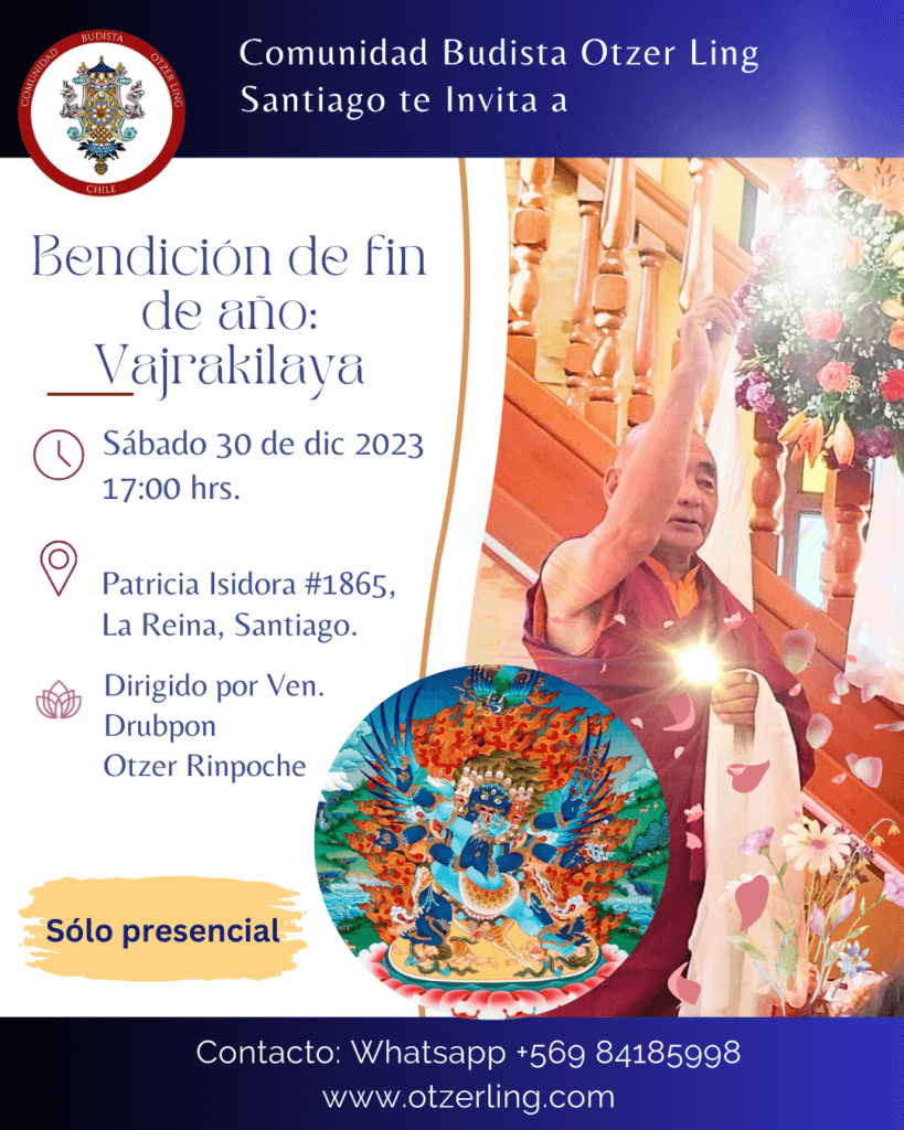 Bendición de Fin de Año: Vajrakilaya