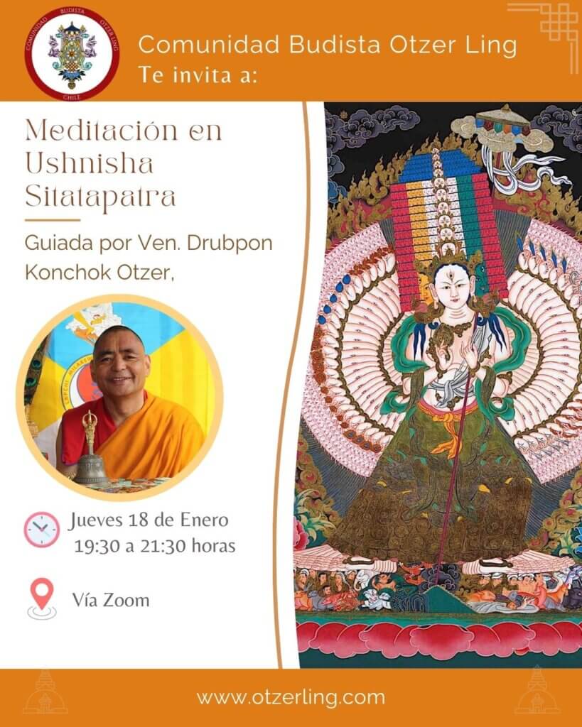 Meditación en Ushnisha Sitatapatra por Ven. Drubpon Otzer Rimpoché