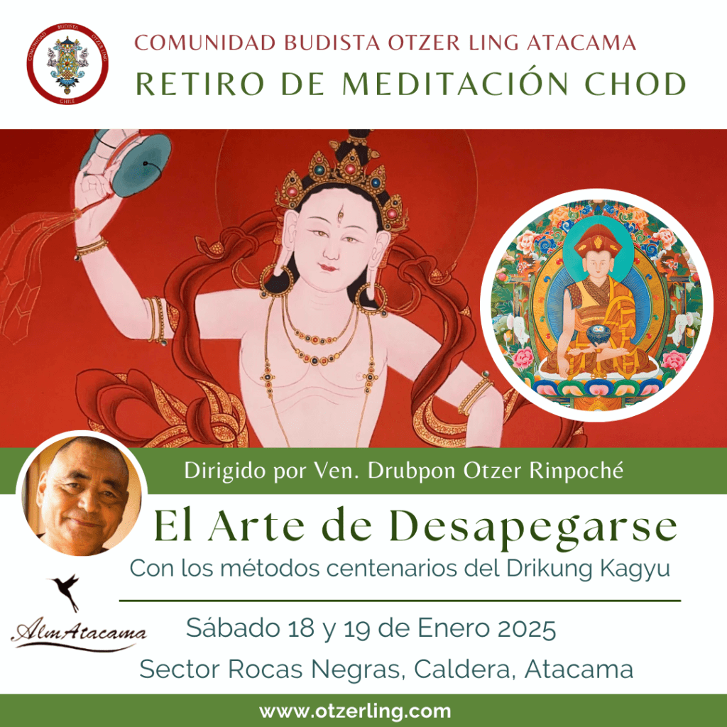 Retiro de Meditación de Chod en Enero de 2025