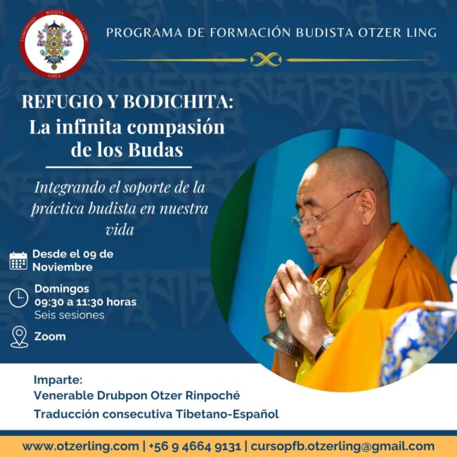 Programa de Formación Budista: Refugio & Bodhichitta: La Infinita Compasión de los Budas