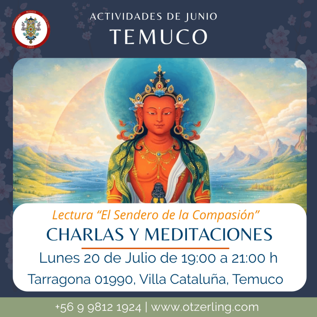Actividad Especial en Temuco : Charla y Meditación en Julio 2026